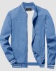 Men's Jacket Lightweight Windbreaker Bomber Jacket Windproof Casual Jacket Outwear