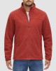 Men's Fleece Jacket with Zipper Pockets Full Zip Lightweight Warm Winter Casual Jacket Coat