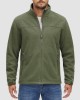 Men's Fleece Jacket with Zipper Pockets Full Zip Lightweight Warm Winter Casual Jacket Coat