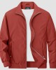 Men's Jacket Stand Collar Lightweight Windproof Outwear Windbreaker for Spring