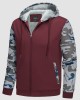 Men's Full Zip Hoodie Sherpa Lined Fleece Jacket Heavyweight Sweatshirts for Winter