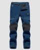 Men's Winter Pants Fleece Lined Ski Snow Pants Water Resistant with 4 Zip Pockets