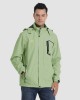 Men's Hooded Water Resistant Rain Jacket Windbreaker with Multi Pockets for Hiking Fishing Runing