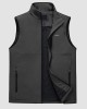 Men's Lightweight Vest Windproof Sleeveless Jacket Outdoor Hiking Camping Fishing Photography Gilet with Zip Pockets