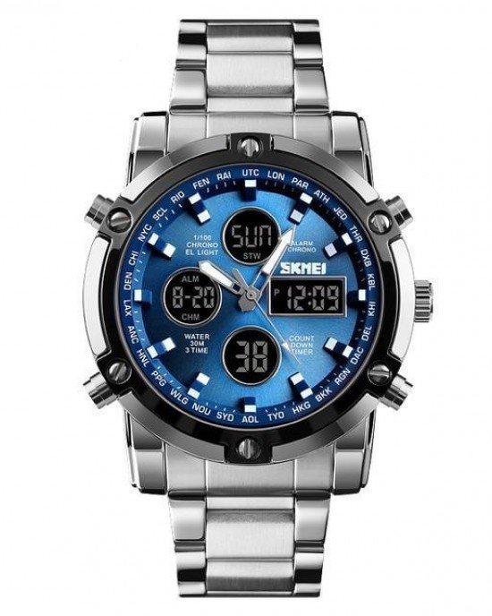 SKMEI - Digital Display Multifunctional Chronograph Quartz Wristwatch