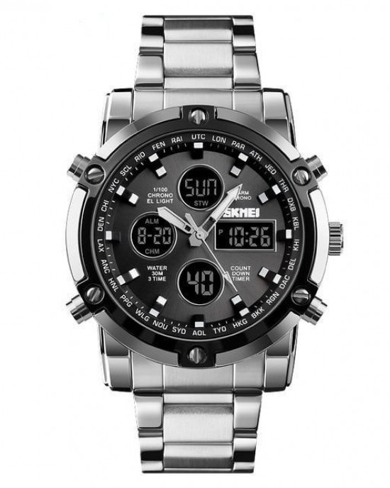 SKMEI - Digital Display Multifunctional Chronograph Quartz Wristwatch