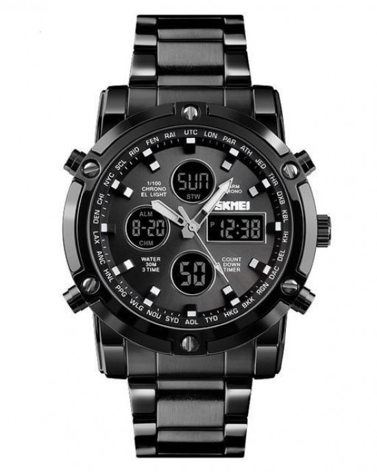 SKMEI - Digital Display Multifunctional Chronograph Quartz Wristwatch