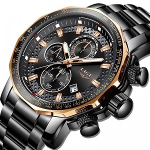 LG9902 - Luxury Full Steel Sport Chronograph Quartz Watch