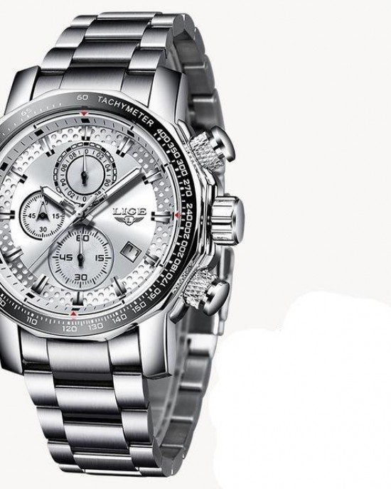 LG9902 - Luxury Full Steel Sport Chronograph Quartz Watch