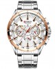 Curren - Stainless Steel Sports Chronograph Quartz Watch