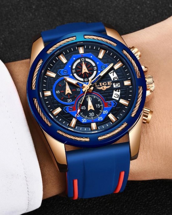 LIGE - Men‘s Luxury Military Sport Quartz Watch