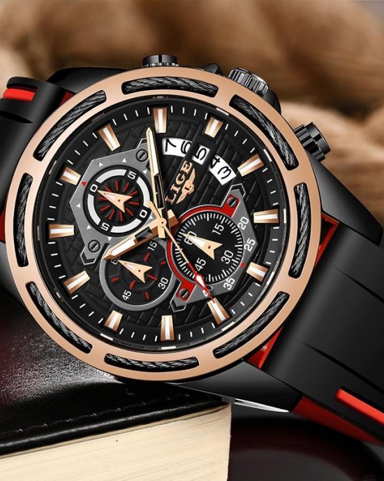 LIGE - Men‘s Luxury Military Sport Quartz Watch