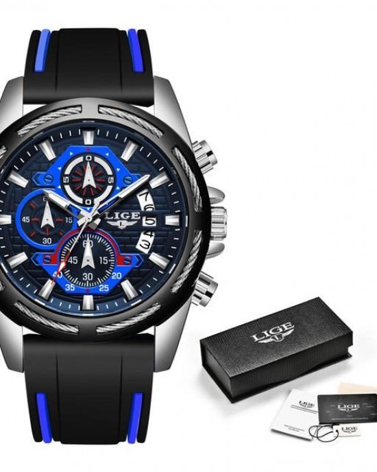 LIGE - Men‘s Luxury Military Sport Quartz Watch