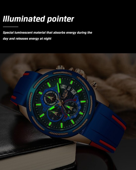 LIGE - Men‘s Luxury Military Sport Quartz Watch