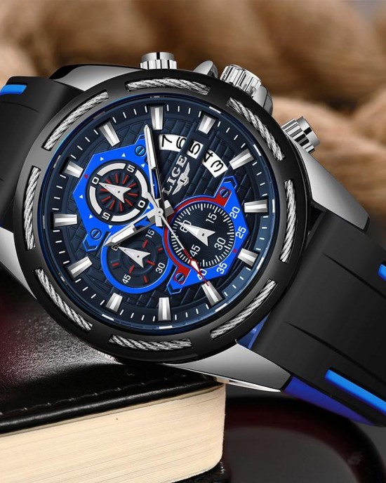 LIGE - Men‘s Luxury Military Sport Quartz Watch