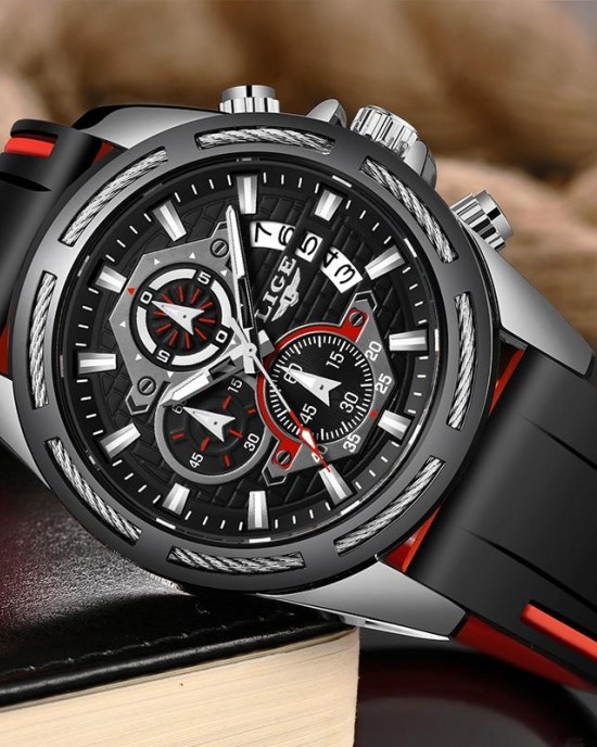 LIGE - Men‘s Luxury Military Sport Quartz Watch