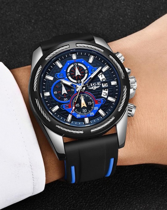 LIGE - Men‘s Luxury Military Sport Quartz Watch