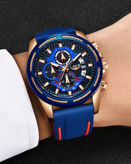 LIGE - Men‘s Luxury Military Sport Quartz Watch