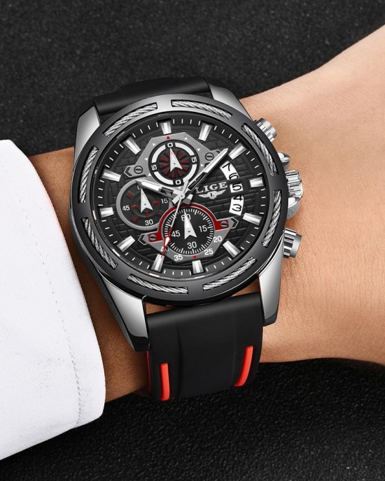 LIGE - Men‘s Luxury Military Sport Quartz Watch