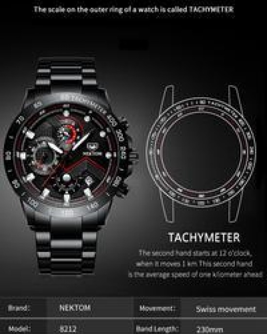 NEKTOM? Explorer Series - NT12 Waterproof Quartz Watch