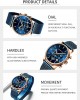 CRRJU - Fashion Stainless Steel Waterproof Quartz Watch