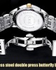 LIGE - Full Steel Sports Waterproof Quartz Watch