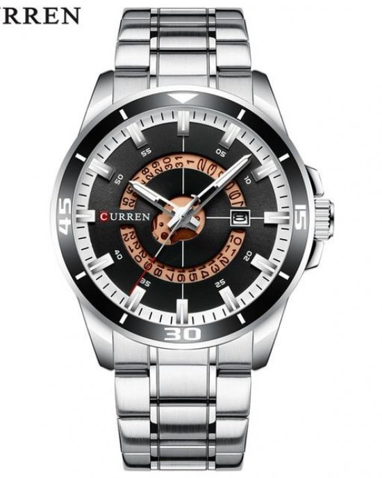 Curren - Dial Stainless Steel Water Resistant Quartz Watch