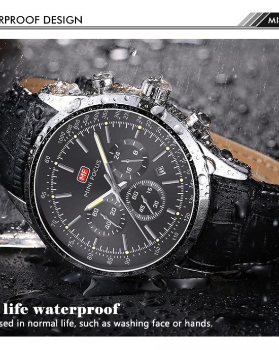 MINI FOCUS - Multifunction Sport Quartz Waterproof Watch