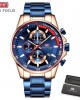 MINI FOCUS - Mens' Multifunction Calendar Sports Quartz Watch