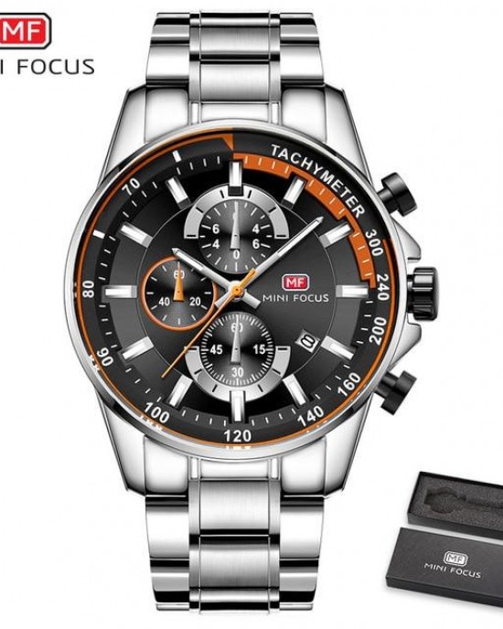 MINI FOCUS - Mens' Multifunction Calendar Sports Quartz Watch