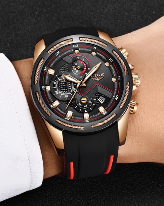 LG9957 - Fashion Silicone Sports Men's Quartz Watch