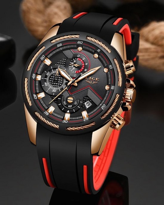 LG9957 - Fashion Silicone Sports Men's Quartz Watch