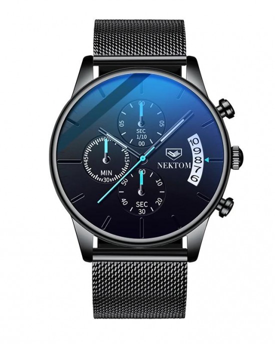 Men's Fashion Business Luminous Waterproof Quartz Watches Chronograph