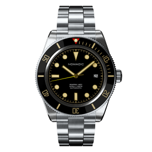 Classic Black and Gold - Maraí 401 Date - Dive Watch with Date