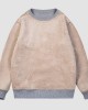 Men's Fleece Lined Sweatshirts Pullover Basic Tops Warm Crewneck Winter Sweater Underwear