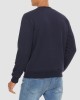 Men's Fleece Lined Sweatshirts Pullover Basic Tops Warm Crewneck Winter Sweater Underwear