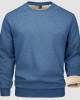 Men's Fleece Lined Sweatshirts Pullover Basic Tops Warm Crewneck Winter Sweater Underwear