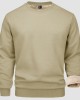 Men's Fleece Lined Sweatshirts Pullover Basic Tops Warm Crewneck Winter Sweater Underwear