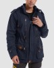 Men Parka Jacket Cotton Cargo Military Army Coat Winter Thick Fleece Warm Overcoat