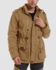 Men Parka Jacket Cotton Cargo Military Army Coat Winter Thick Fleece Warm Overcoat