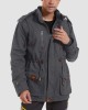 Men Parka Jacket Cotton Cargo Military Army Coat Winter Thick Fleece Warm Overcoat